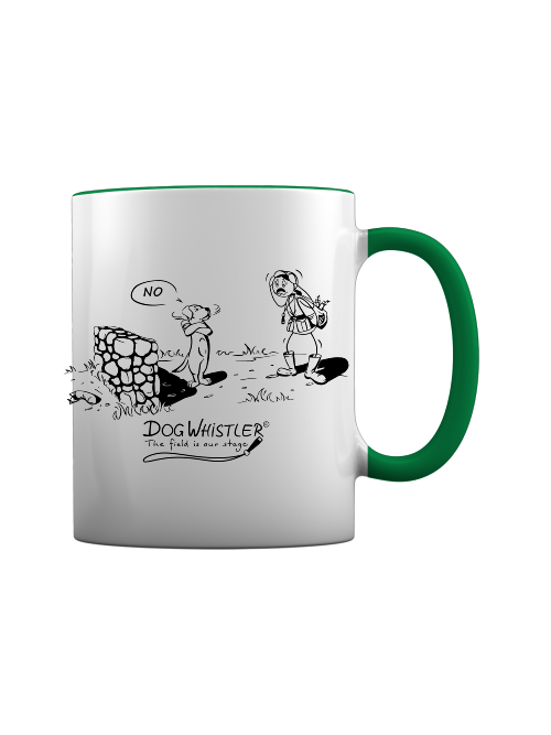 DOGWHISTLER Keramiktasse mit Auswahl der Motive NO und uuups