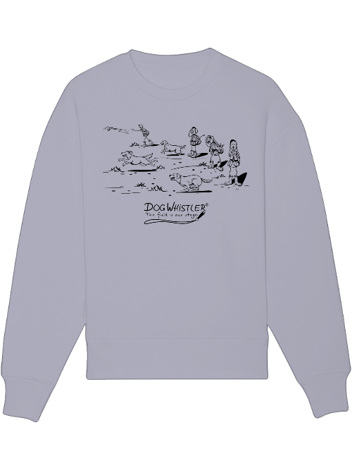 Basic UNISEX-Sweatshirt Radder mit lässiger Passform DOGWHISTLER Motiv "Chaos"