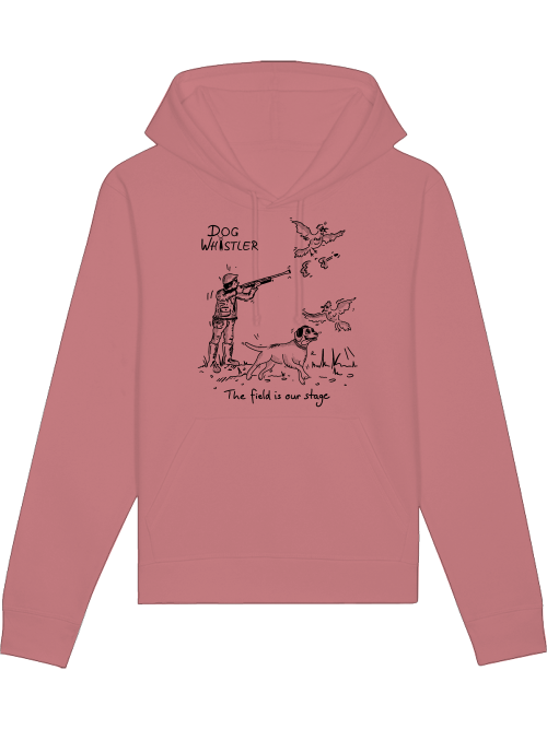 Unisex Hoodie Drummer mit DOGWHISTLER Motiven "Fasanenjagd mit Spaniel, Labrador- und Golden Retriever"