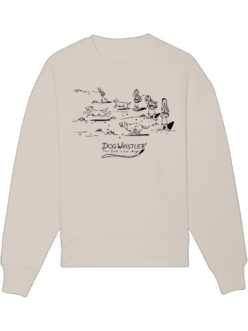 Basic UNISEX-Sweatshirt Radder mit lässiger Passform DOGWHISTLER Motiv "Chaos"