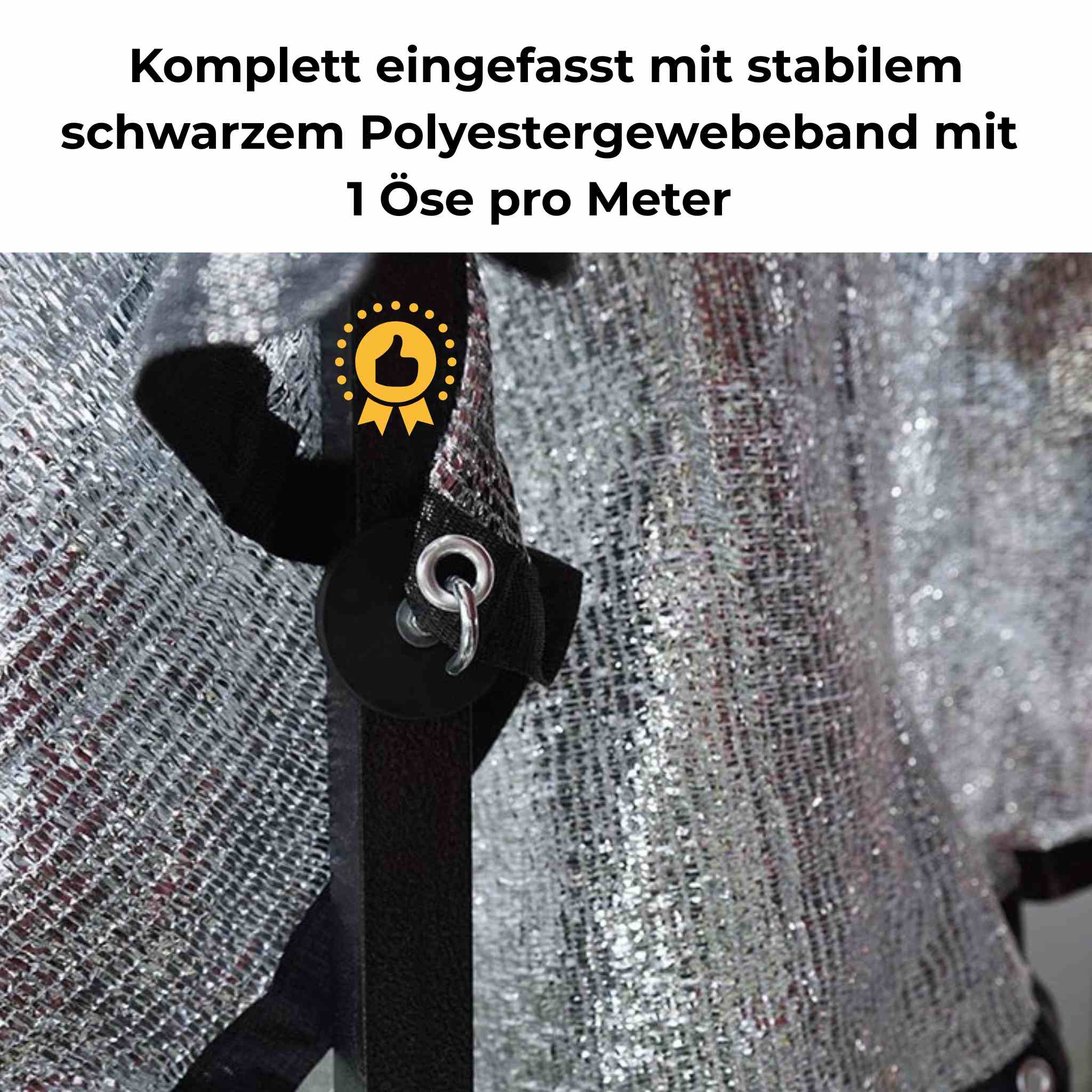 Effektiver Sonnenschutz | UV-Schutz 90% (!) und Verdunkelung für Auto, Anhänger, Zelt, Wohnmobil und mehr in den Größen S, M, L, XL