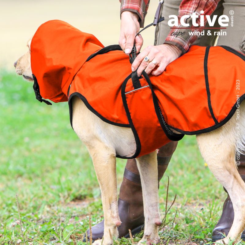 ACTIVE© cape ELASTIC WIND & RAIN ORANGE - XS - 2XL