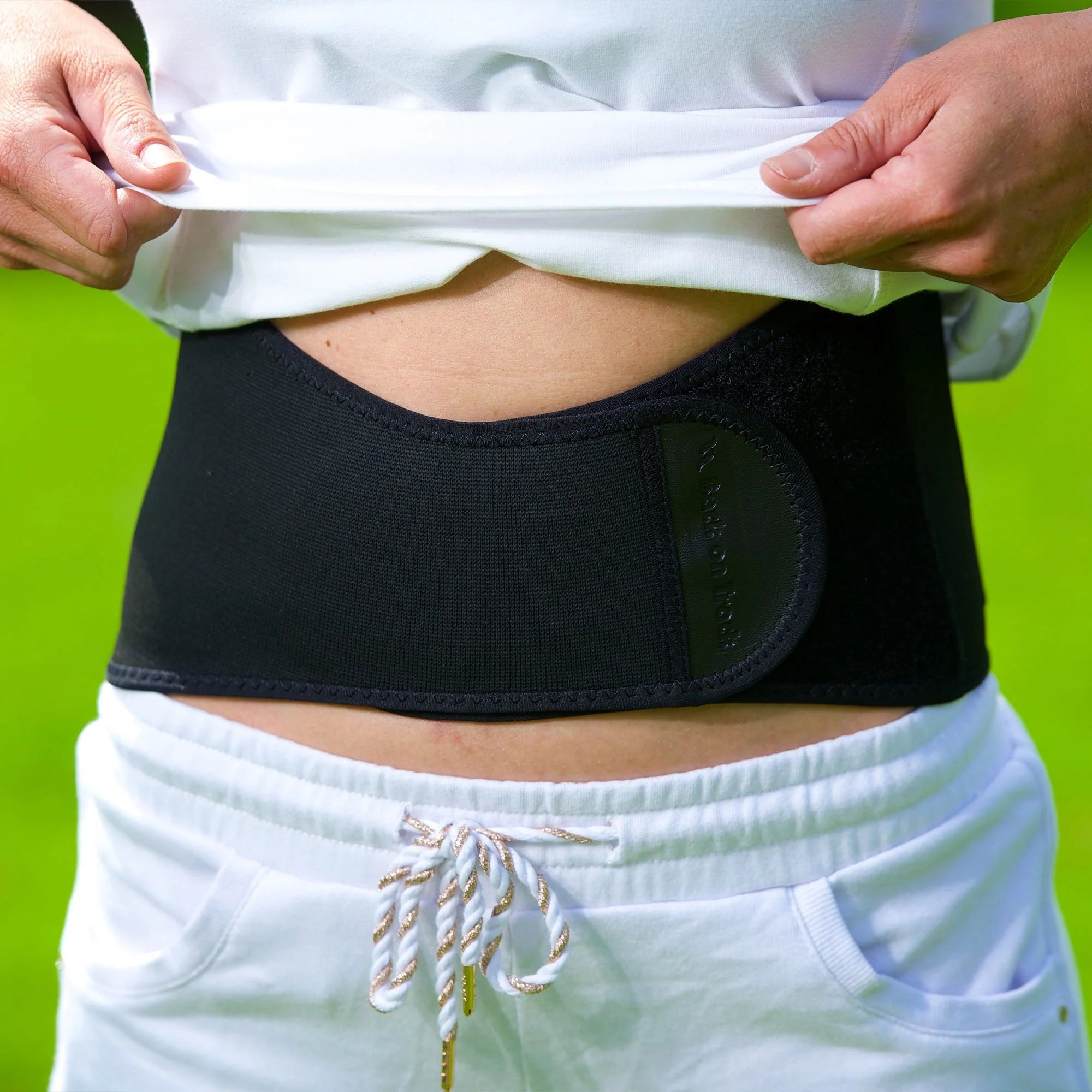 Lendenwirbelstütze mit schmalem Vorderteil - Welltex®- bei Rückenproblemen