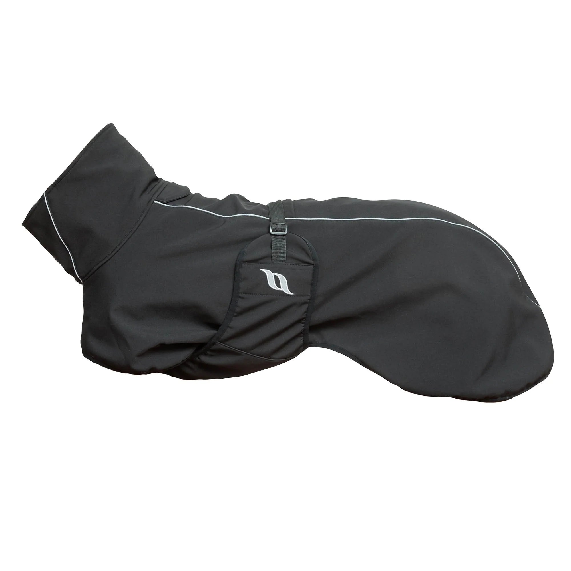"Nella" Allround Hundemantel von Back on Track in schwarz 25-90 cm Rücken