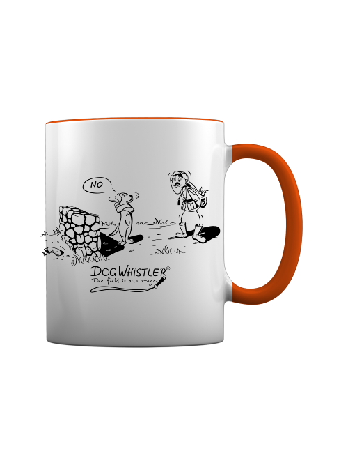 DOGWHISTLER Keramiktasse mit Auswahl der Motive NO und uuups