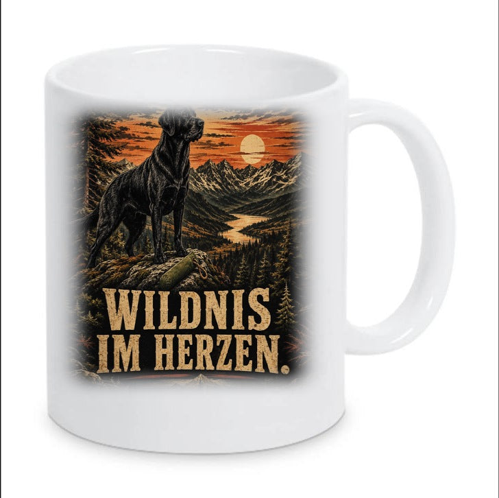Kaffeetasse "Wildnis im Herzen."