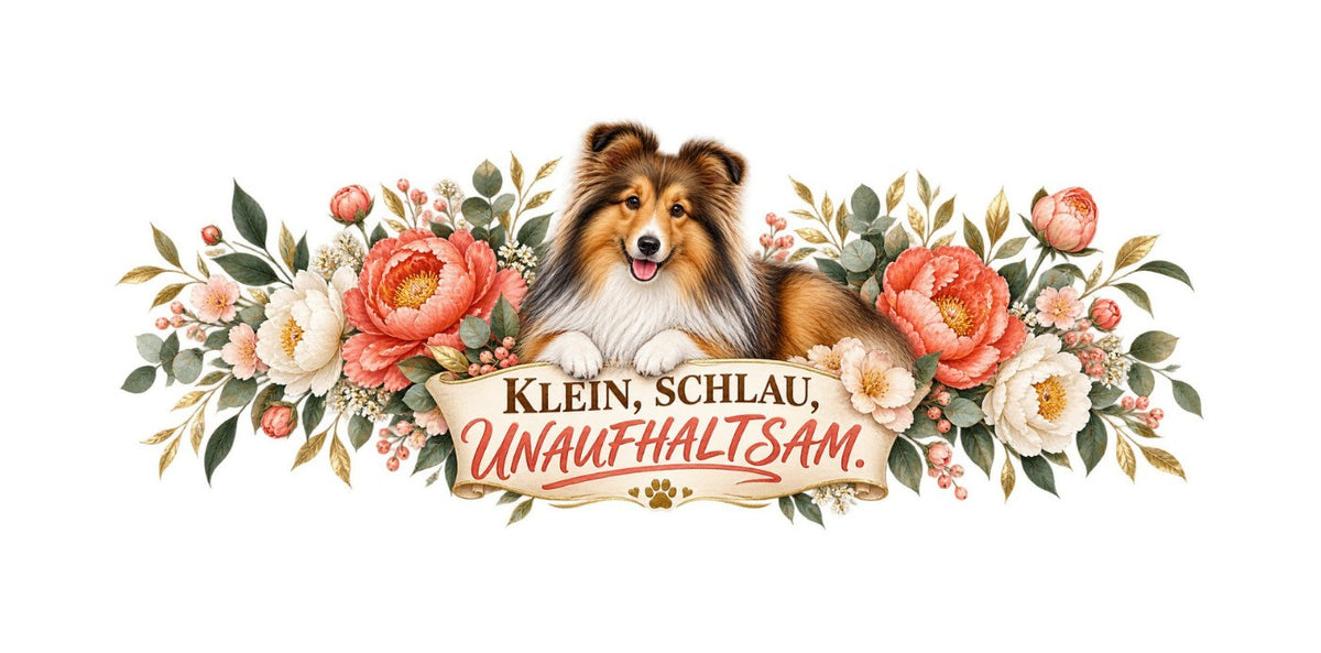 Motiv Klein. Schlau. Unaufhaltsam. – kompletter Rundum-Druck der Tasse