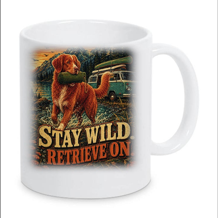 Kaffeetasse "Stay Wild. Retrieve On."