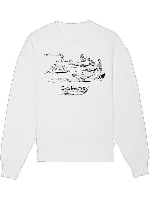 Basic UNISEX-Sweatshirt Radder mit lässiger Passform DOGWHISTLER Motiv "Chaos"