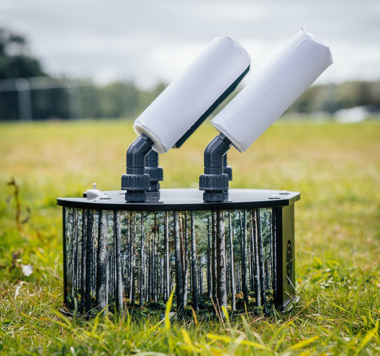Dummylauncher dog&field 4-shooter Airlauncher Vorstellung bei der Game Fair 2023 in England