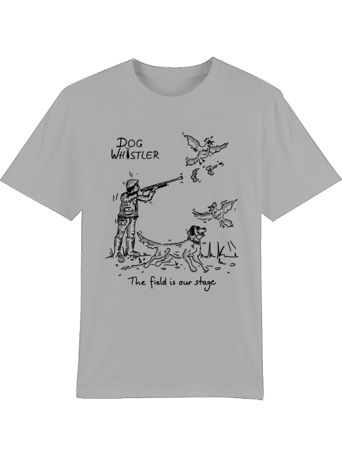 Unisex T-Shirt Sparker DOGWHISTLER Motive "Fasanenjagd mit Spaniel, Labrador- und Golden Retriever"