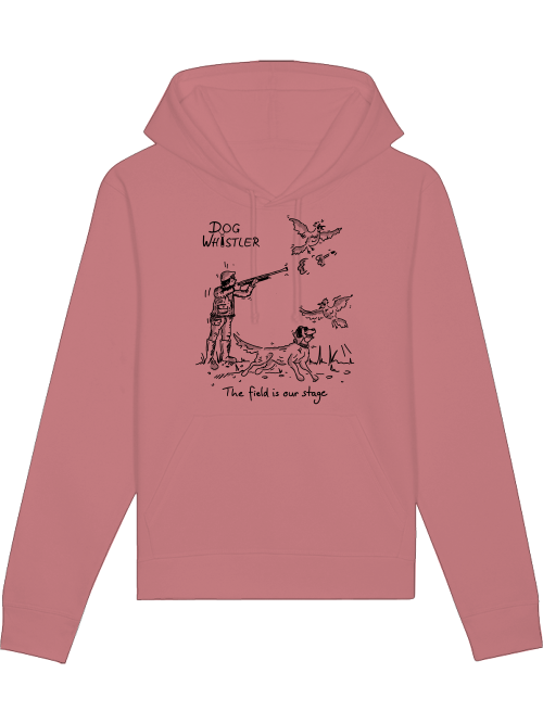Unisex Hoodie Drummer mit DOGWHISTLER Motiven "Fasanenjagd mit Spaniel, Labrador- und Golden Retriever"