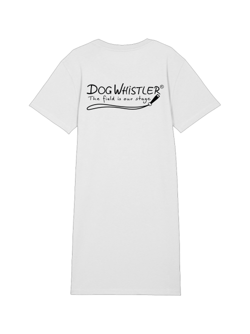 T-Shirt Kleid mit Auswahl der DOGWHISTLER Motive "Fasanenjagd mit Spaniel, Labrador- und Golden Retriever" beidseitiger Druck