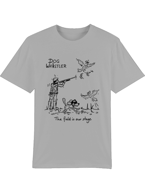 Unisex T-Shirt Sparker DOGWHISTLER Motive "Fasanenjagd mit Spaniel, Labrador- und Golden Retriever"