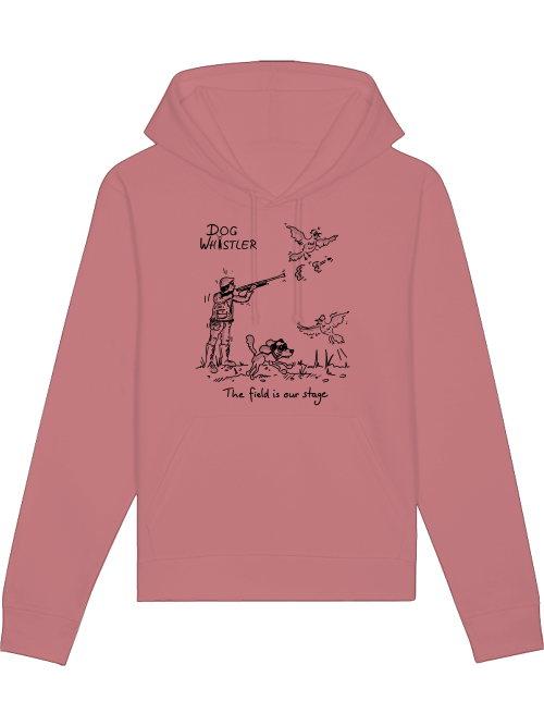 Unisex Hoodie Drummer mit DOGWHISTLER Motiven "Fasanenjagd mit Spaniel, Labrador- und Golden Retriever"