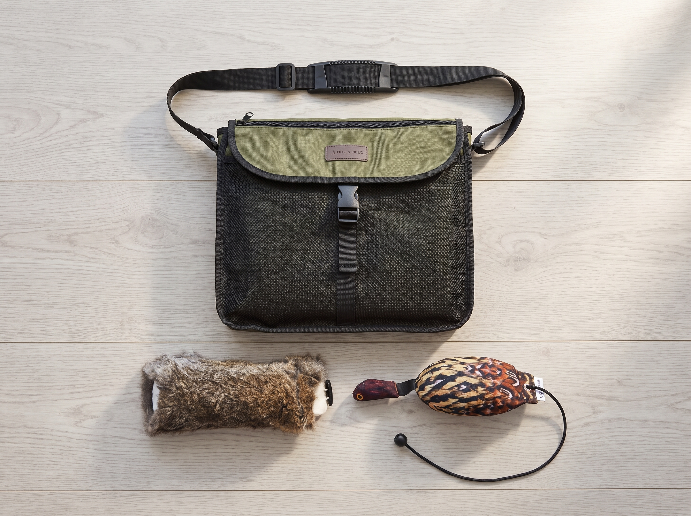 Einsteiger-Set Komfort: Dummytasche, Felldummy und Klonedummy Fasan