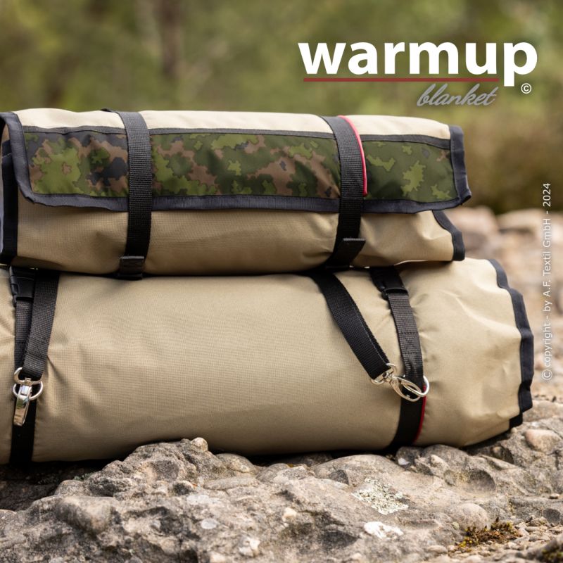 Outdoor Hundedecke warmup© BLANKET "BASIC" CAMOUFLAGE zusammenrollbar