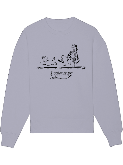 Basic UNISEX-Sweatshirt Radder mit lässiger Passform DOGWHISTLER Motiv Keuch