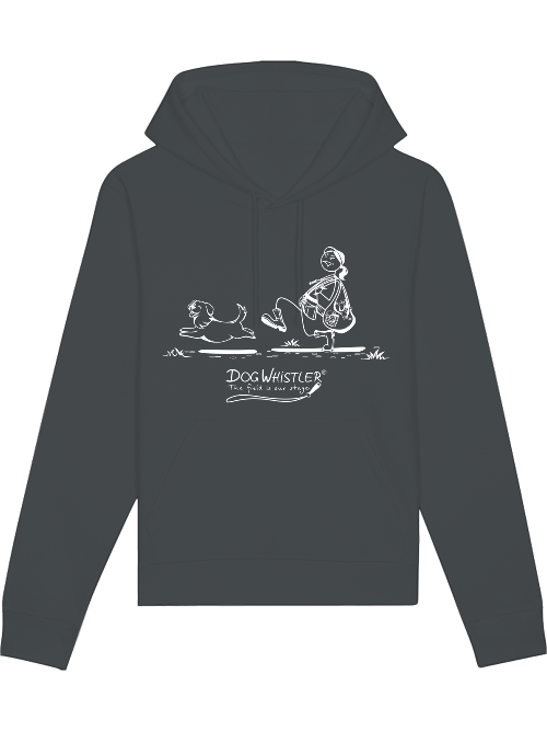 Unisex Hoodie Drummer mit DOGWHISTLER Motiv "Keuch"