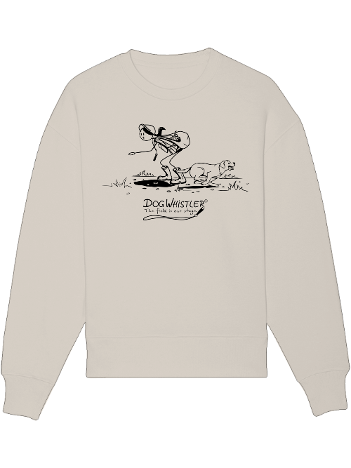 Basic UNISEX-Sweatshirt Radder mit lässiger Passform DOGWHISTLER Motiv uuups