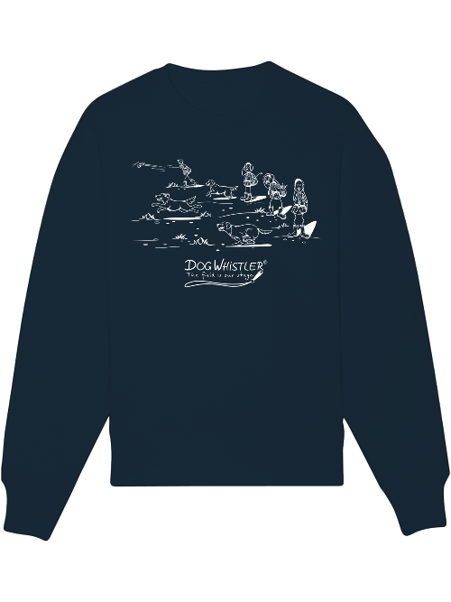 Basic UNISEX-Sweatshirt Radder mit lässiger Passform DOGWHISTLER Motiv "Chaos"