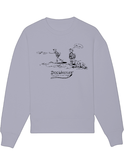 Basic UNISEX-Sweatshirt Radder mit lässiger Passform DOGWHISTLER Motiv OhOh