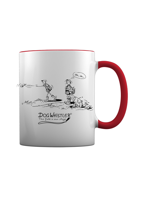 DOGWHISTLER Keramiktasse mit Auswahl der Motive Chaos, keuch und ohoh