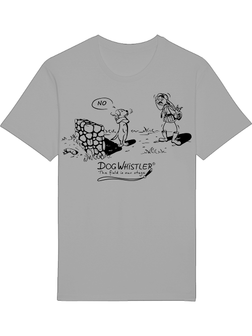 Unisex T-Shirt Rocker mit DOGWHISTLER Motiv "NO" Größe XS bis 5XL