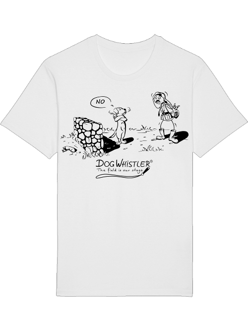 Unisex T-Shirt Rocker mit DOGWHISTLER Motiv "NO" Größe XS bis 5XL