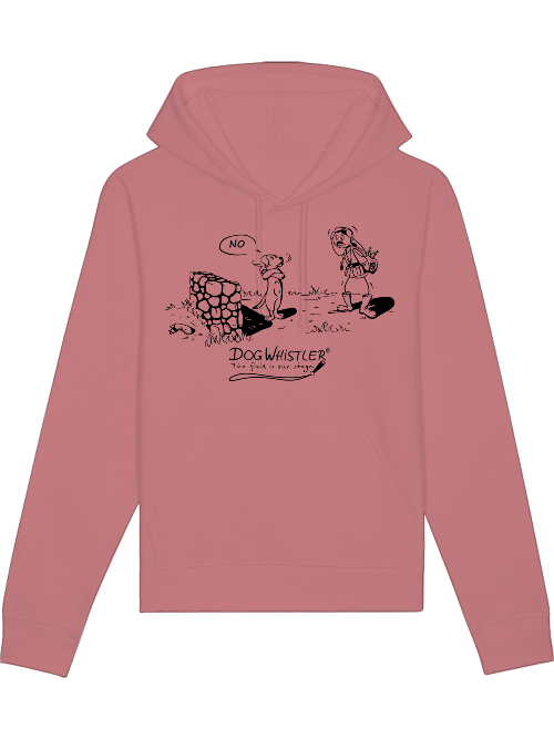 Unisex Hoodie Drummer mit DOGWHISTLER Motiv "NO!"