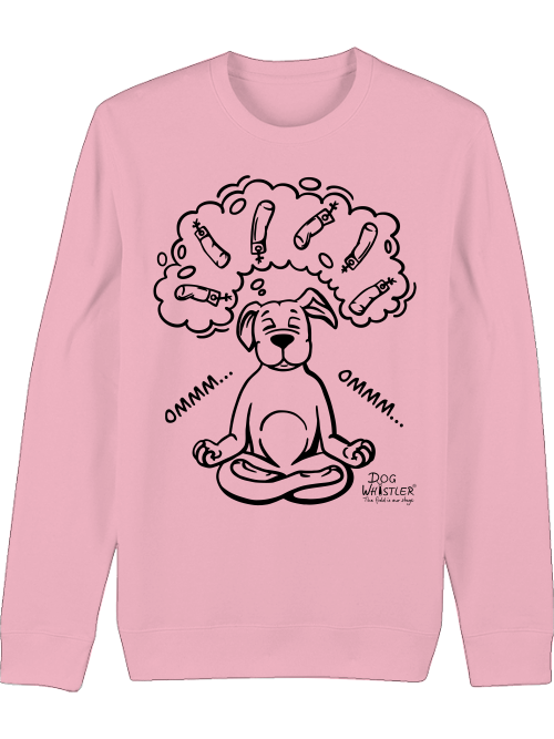 Basic UNISEX-BIO-Sweatshirt Changer körperbetont DOGWHISTLER "ommm"