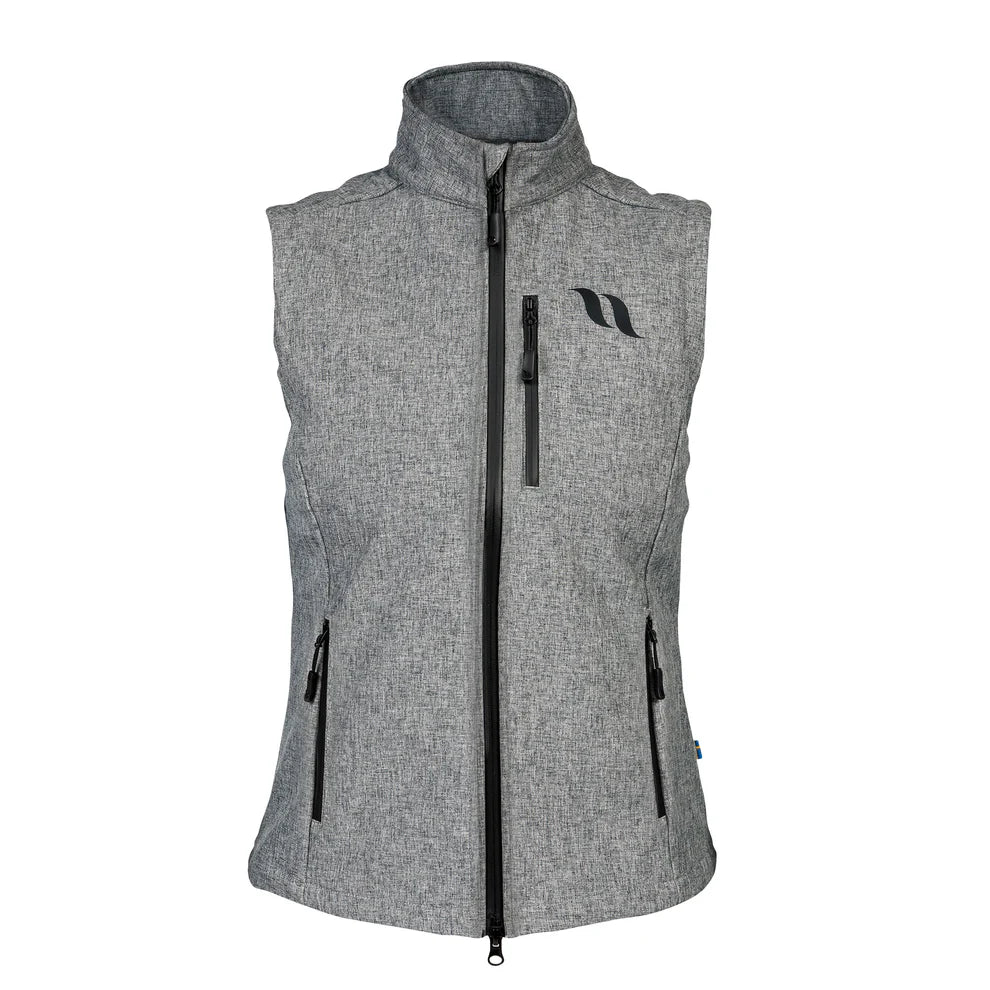 Outdoor-Damenweste "Flash" mit Iontex®️ Fleece gefüttert in grau