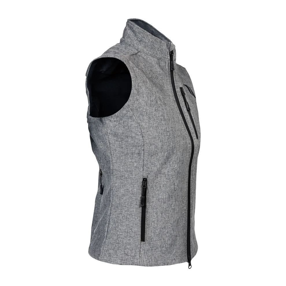 Outdoor-Damenweste "Flash" mit Iontex®️ Fleece gefüttert in grau