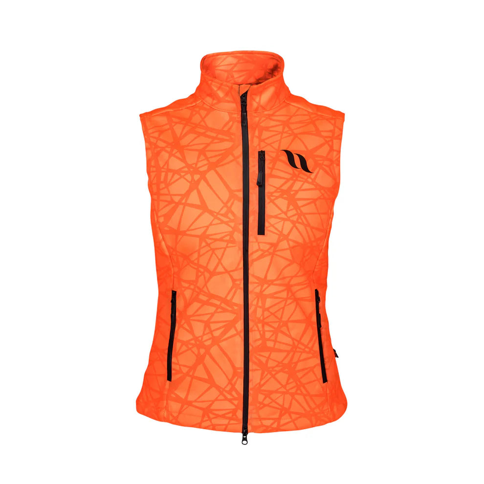 Outdoor-Damenweste "Flash" mit Iontex®️ Fleece gefüttert in orange