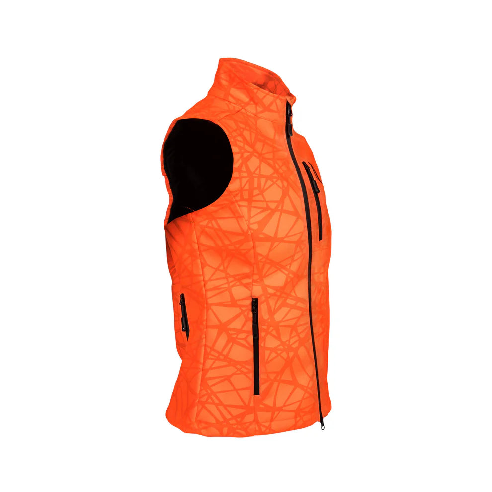 Outdoor-Damenweste "Flash" mit Iontex®️ Fleece gefüttert in orange