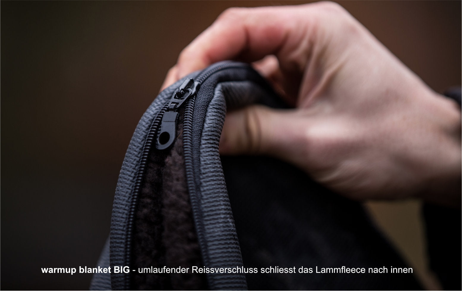 Outdoor Hundedecke warmup© BLANKET "BIG" -braun- zusammenrollbar mit Tragegurt