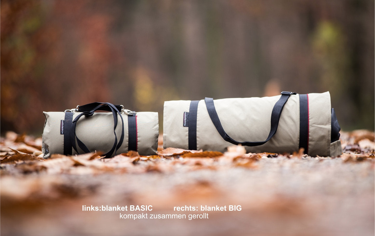 Outdoor Hundedecke warmup© BLANKET "BIG" -braun- zusammenrollbar mit Tragegurt