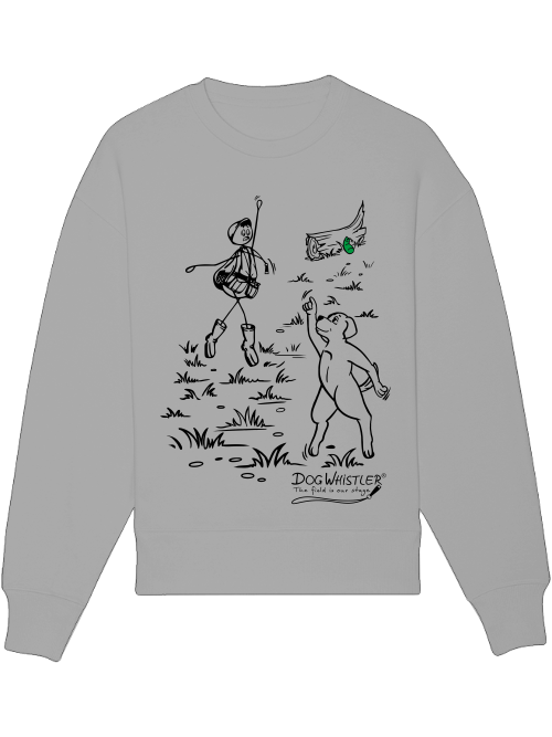 Basic UNISEX-Sweatshirt Radder mit lässiger Passform DOGWHISTLER Motiv "Saturday Night Fever"