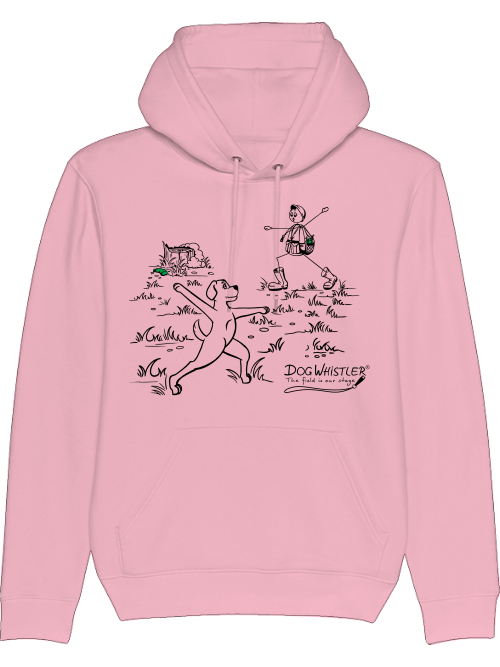 Unisex Bio-Hoodie Cruiser mit DOGWHISTLER Motiv "hands up"