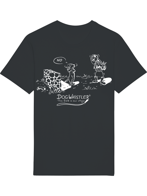 Unisex T-Shirt Rocker mit DOGWHISTLER Motiv "NO" Größe XS bis 5XL