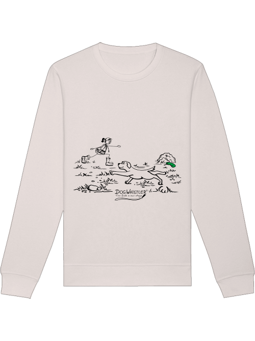 Sweatshirt Roller mit DOGWHISTLER Motiv "Stretching"