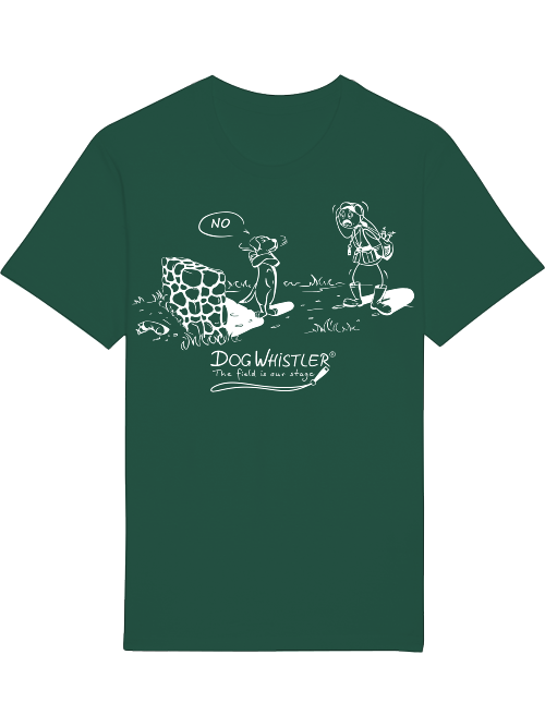 Unisex T-Shirt Rocker mit DOGWHISTLER Motiv "NO" Größe XS bis 5XL