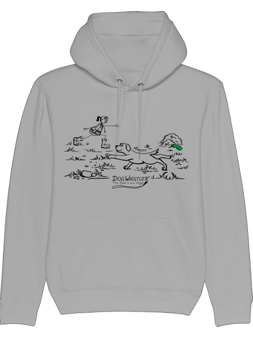 Bio-Unisex Hoodie Cruiser mit DOGWHISTLER Motiv "Stretching"