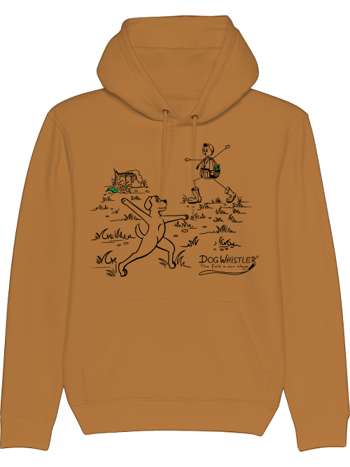 Unisex Bio-Hoodie Cruiser mit DOGWHISTLER Motiv "hands up"