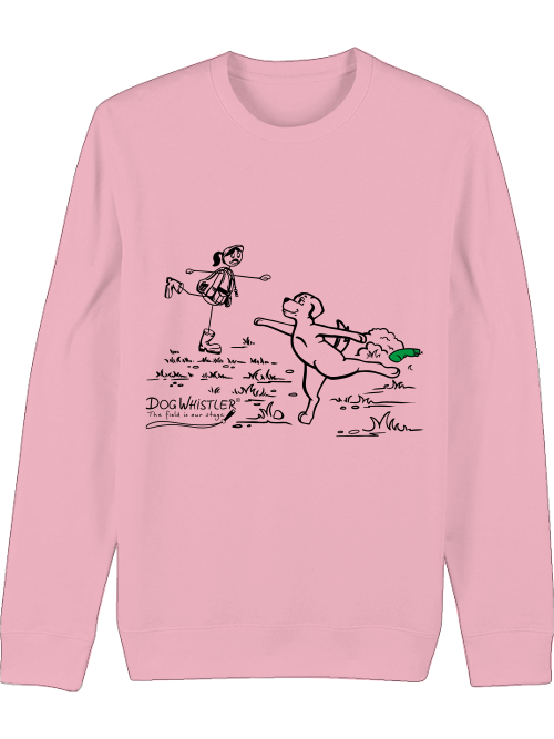 Basic UNISEX-BIO-Sweatshirt Changer körperbetont DOGWHISTLER Motiv "Schwanensee"