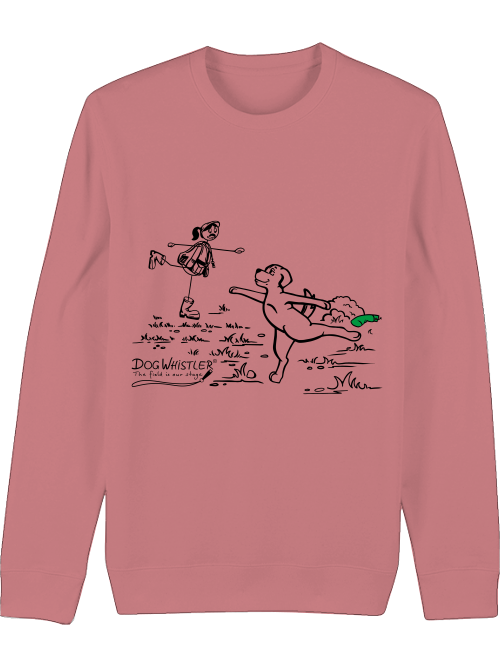 Basic UNISEX-BIO-Sweatshirt Changer körperbetont DOGWHISTLER Motiv "Schwanensee"