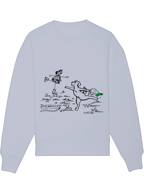 Basic UNISEX-Sweatshirt Radder mit lässiger Passform DOGWHISTLER Motiv "Schwanensee"