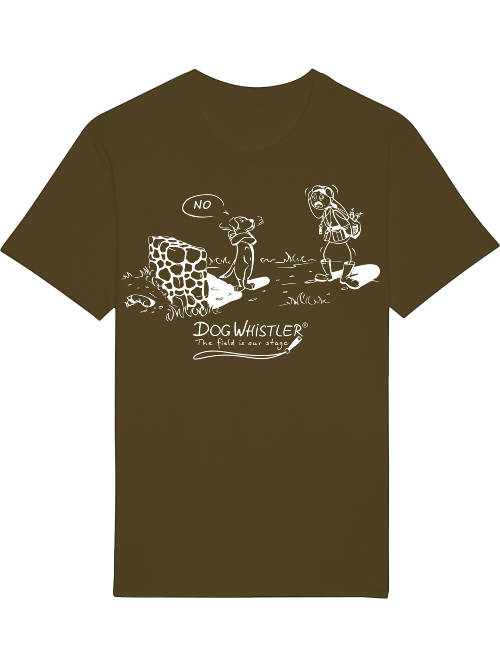 Unisex T-Shirt Rocker mit DOGWHISTLER Motiv "NO" Größe XS bis 5XL