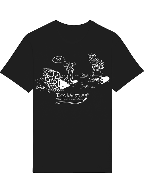 Unisex T-Shirt Rocker mit DOGWHISTLER Motiv "NO" Größe XS bis 5XL