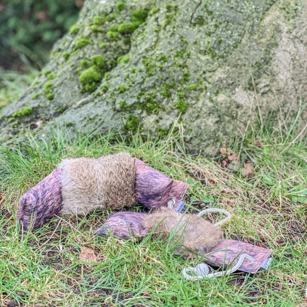 3-teiliges Kaninchenfelldummy - Original Clone®️ Rabbit Dummy von Dog & Field